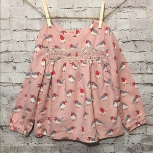 Baby Boden smocked Top 2T-3T